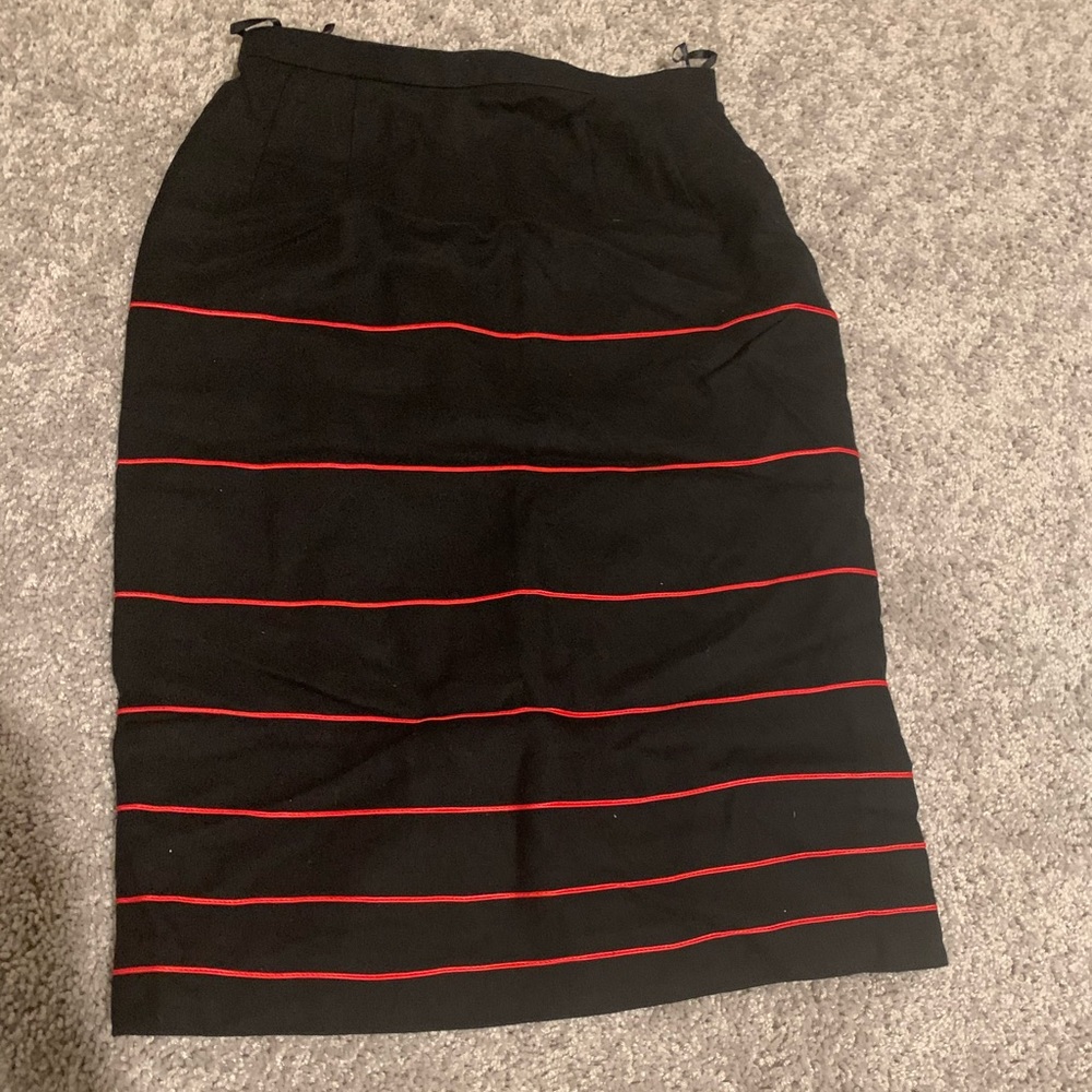 Stripe Pencil skirt made in Japan